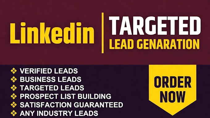 do targeted linkedin lead generation with verified email list