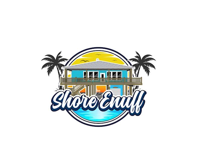 create professional and specially beach house logo design
