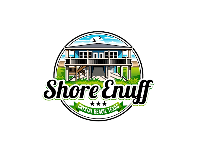 create high quality and beautiful beach house logo design