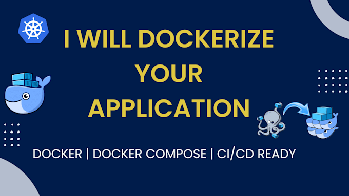 dockerize your application with docker or docker compose