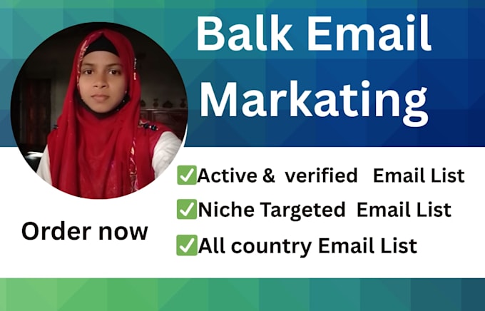 send bulk emails for marketing and promotion