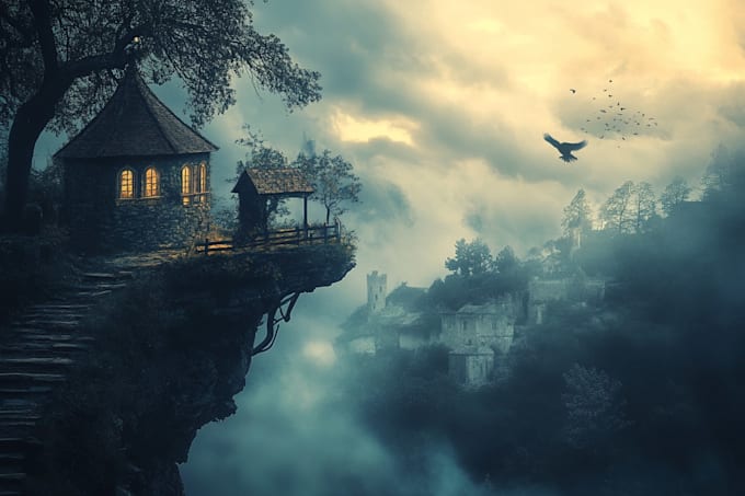 do dispersion, smoke effect, manipulation from photoshop