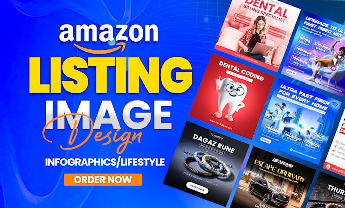 Do amazon listing images,amazon infographic, and product listing or ...