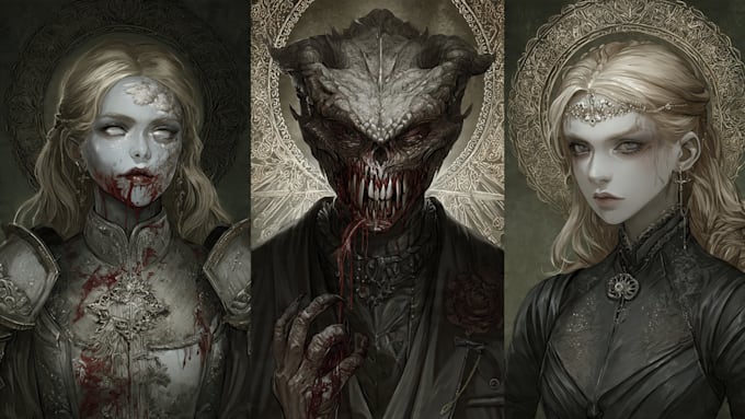 fantasy horror and fantasy horror character