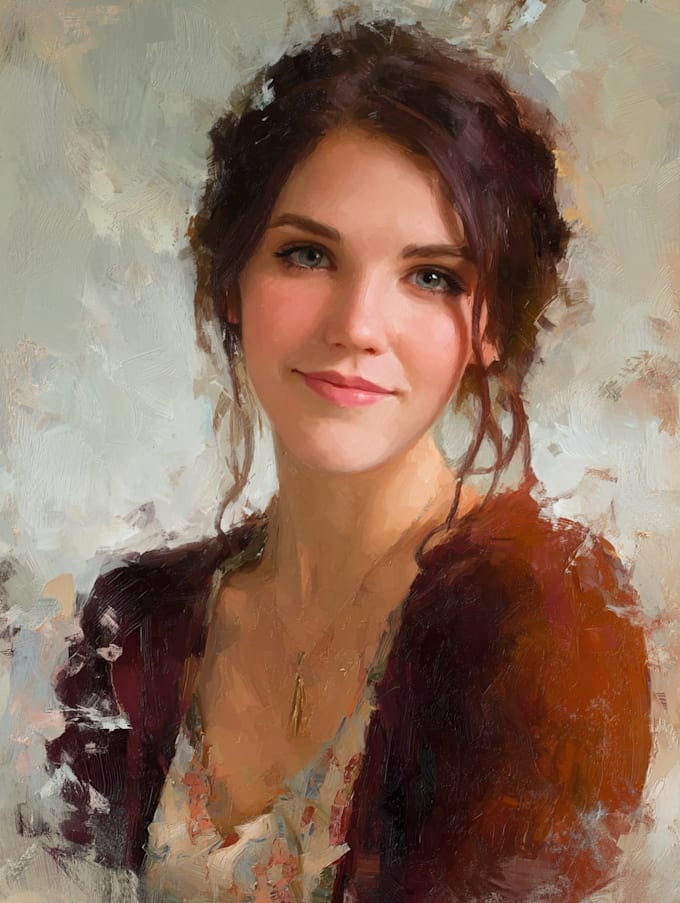 renaissance art oil painting portrait