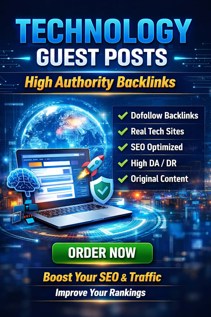 write publish tech guests posts, authority backlink, SEO