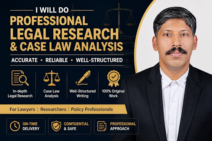 do professional legal research and case law analysis