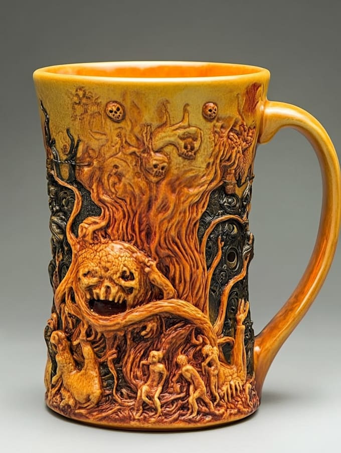 design unique typography coffee mug design