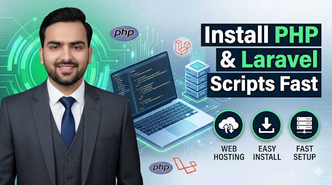 install and setup PHP or laravel script on vps or hosting