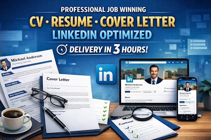 create professional cv resume writing cover letter linkedin optimize uk design