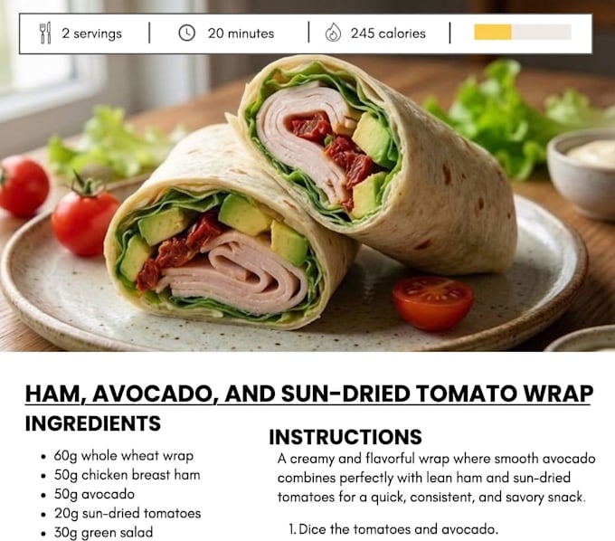 create healthy recipes for you