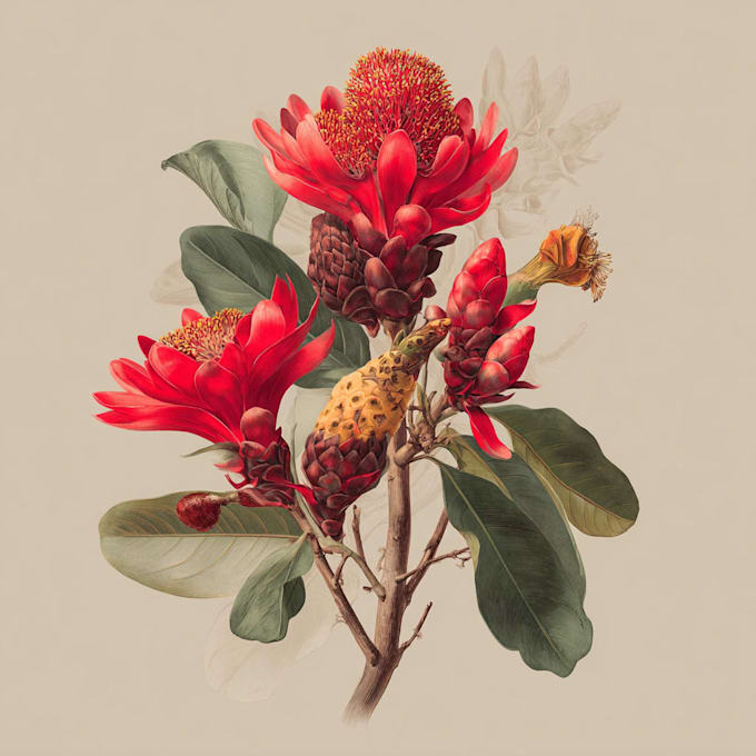 draw best botanical illustration