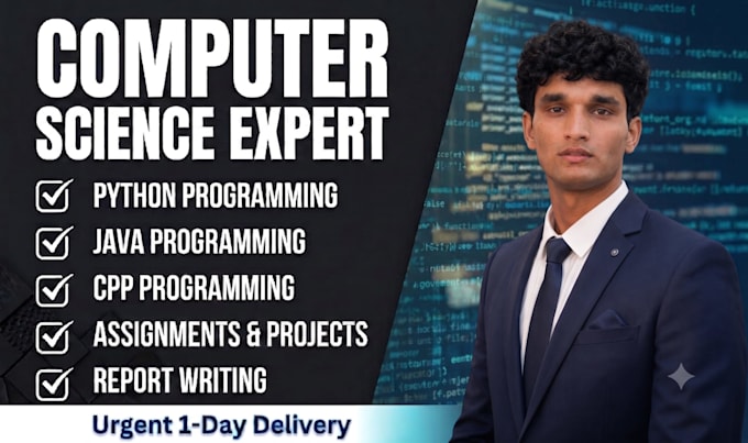 do coding assigned tasks and projects in c, cpp,  python, java and more