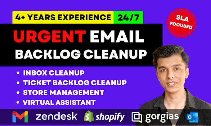 clear your support tickets and email backlog fast as customer care