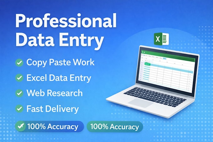 Do data entry, copy paste, web research and excel data entry by Amit ...