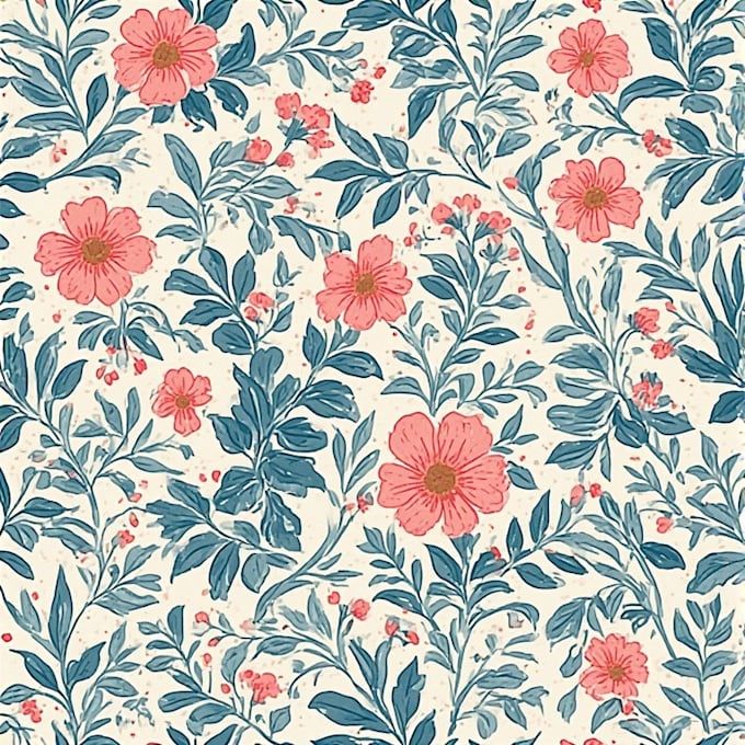 design unique seamless pattern, textile print, and packaging