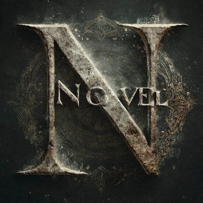 draw a fantasy book novel series logo