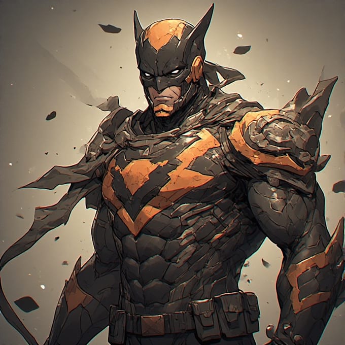 superhero character for comics