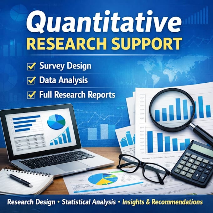 help with quantitative research design and analysis