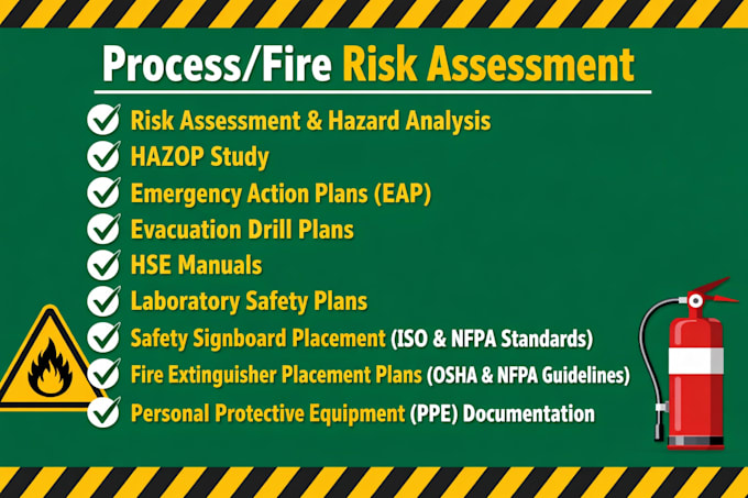 make site specific safety plan, hse n risk assessment report