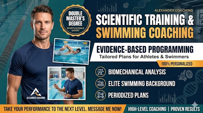 create a training program based on sports science and elite swimming