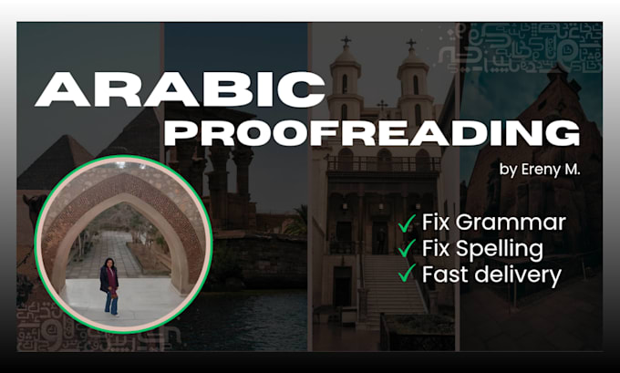 proofread and correct your arabic text professionally