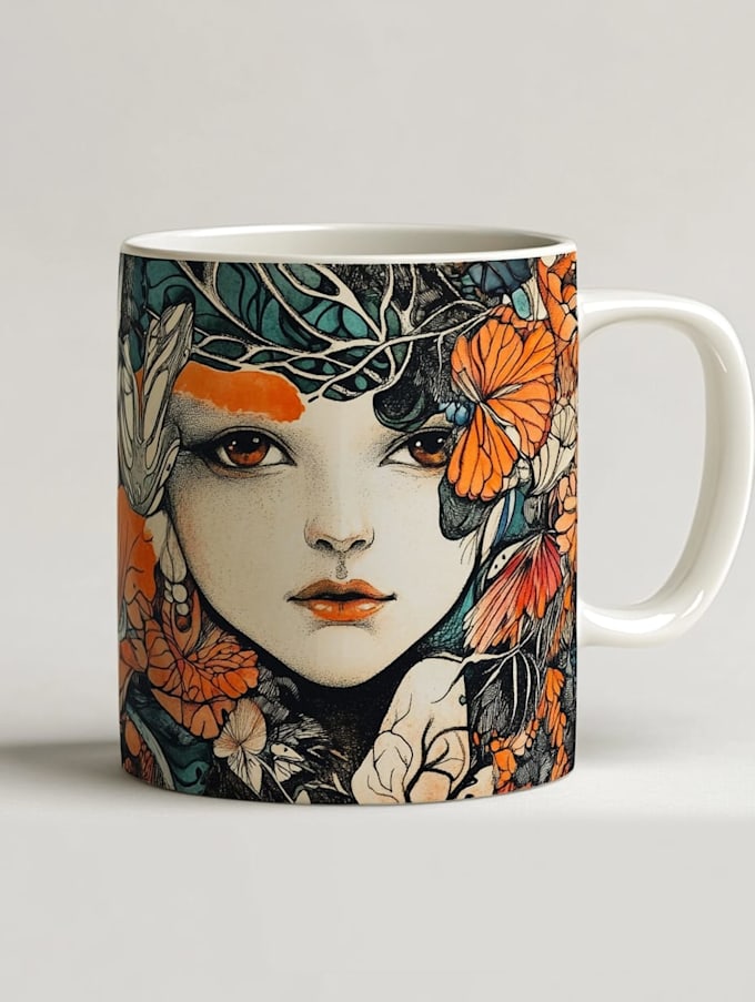 create wonderful coffee mug, tumbler, drinkware designs