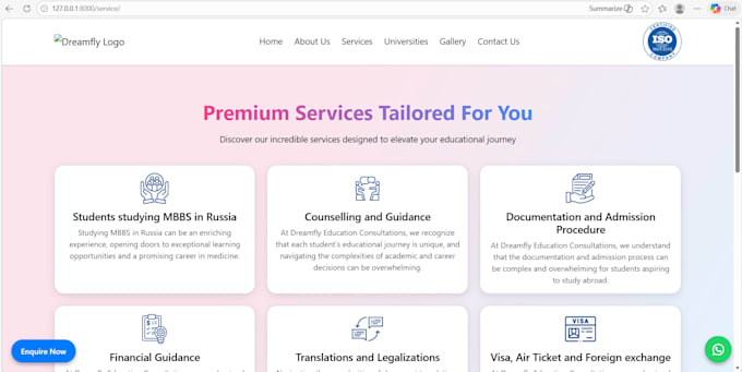 build a fast responsive landing page