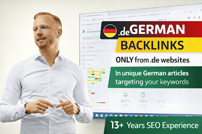 do HQ german backlinks from de sites I deutsche link building