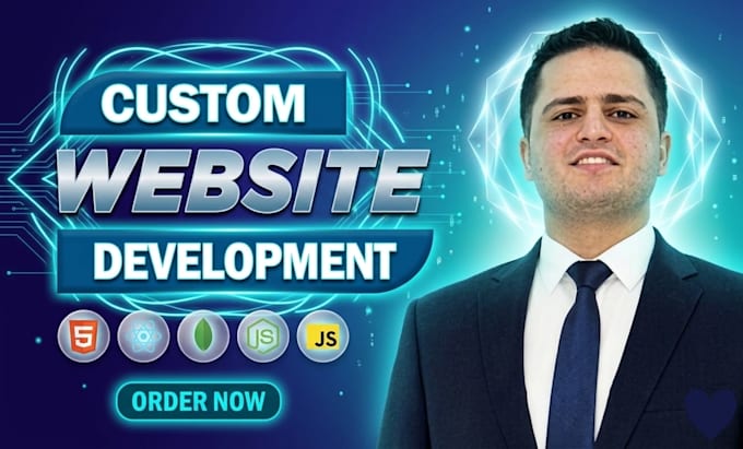 develop custom websites as full stack developer