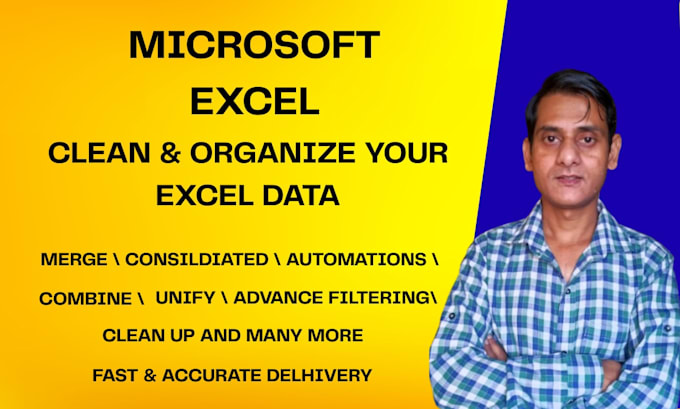 do professional data cleaning, formatting, and excel data cleanup