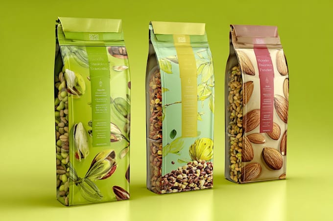 do a modern minimalist packaging design with a brand