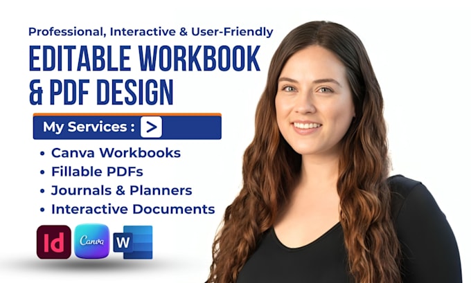 design canva editable workbook journal fillable pdf form interactive document