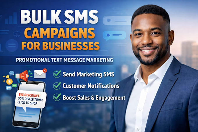 deliver high rate bulk sms marketing, blast email campaign, text message