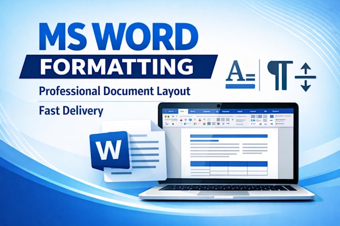 professionally format ms word documents and fix formatting