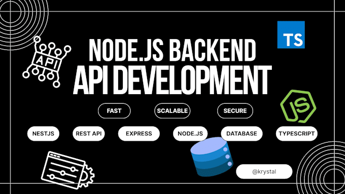 develop nodejs backend API using nestjs or express