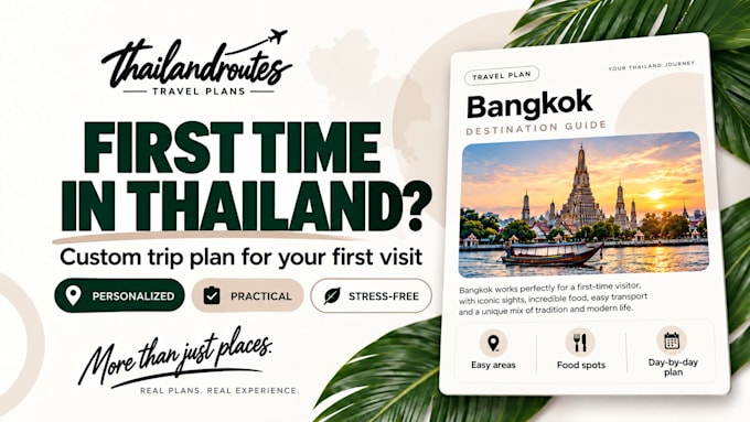 plan your personalized thailand trip for first time visitors
