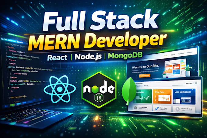 build a full stack mern website using react and node