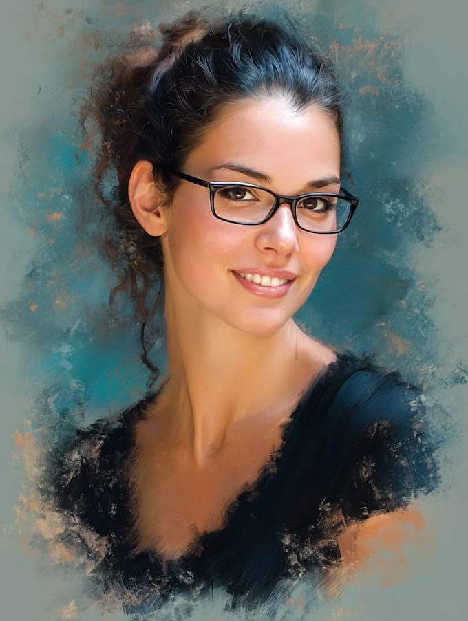 to paint an impressionist portrait