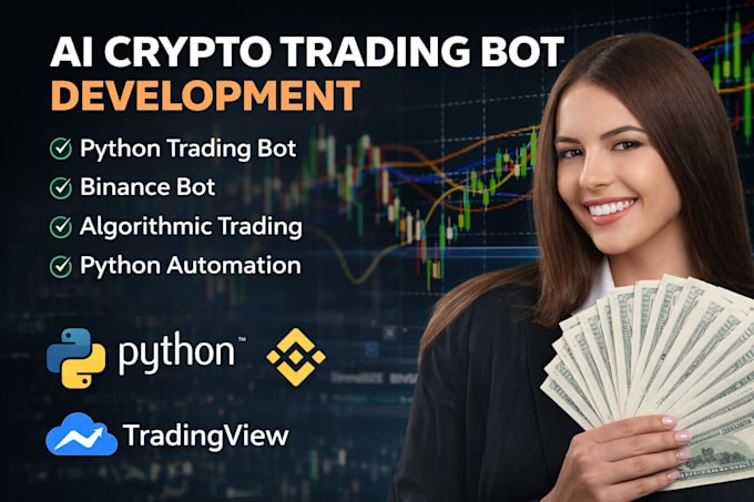 develop ai crypto trading bot python trading bot algorithmic trading binance bot