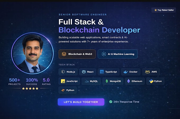 develop modern full stack web applications using mern stack, web3, ai,blockchain