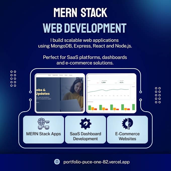 build a mern stack web app, saas dashboard, e commerce website with ai