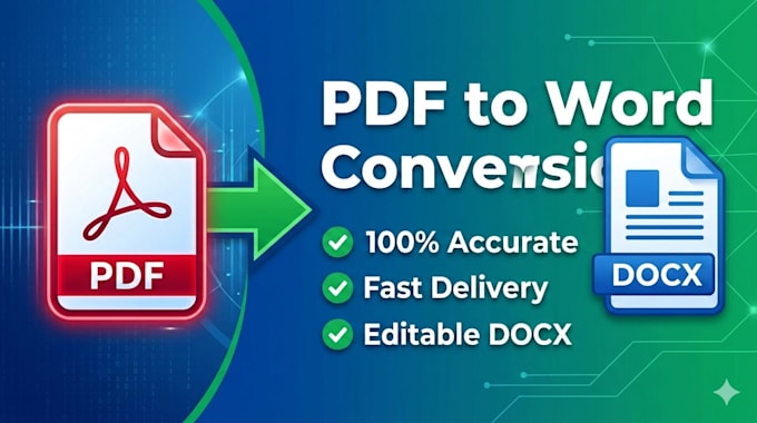 convert PDF to word