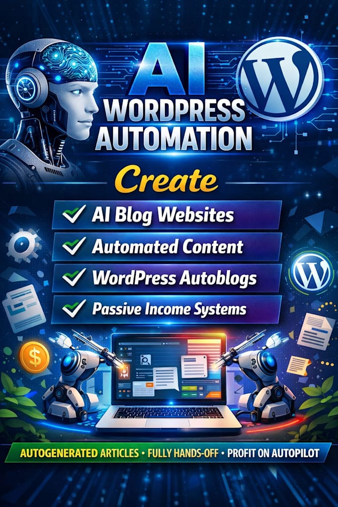 create ai powered automated wordpress websites and autoblogs