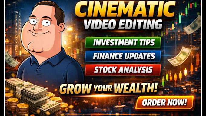 edit professional finance videos for youtube growth