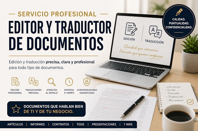editor y traductor de documentos