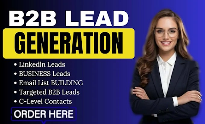 provide USA, UK, ca, targeted b2b leads generation for any business