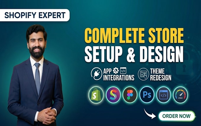 do shopify store design, shopify website design and shopify store setup, webshop