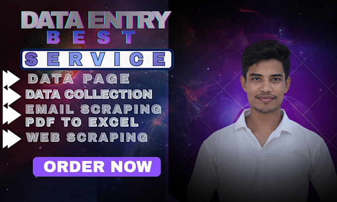 do accurate data entry, data collection, web scraping exce