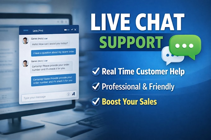 provide friendly live chat support for your customers
